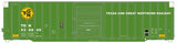 HomeShops HFB-011-003 TGN Texas & Great Northern #536920 - ExactRail Platinum Berwick 7580 Boxcar HO Scale