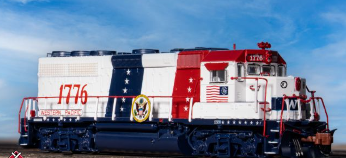 Scaletrains SXT42007 Rivet Counter N Scale EMD GP40 Phase IIc, Western Pacific/Bicentennial #1976 - DCC & Sound N Scale