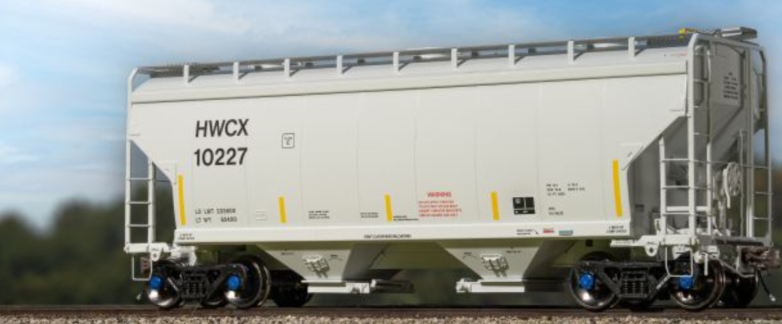 Scaletrains SXT41123 Gunderson 3250 Covered Hopper, Greenbrier Leasing/GRBX #10321 HO Scale