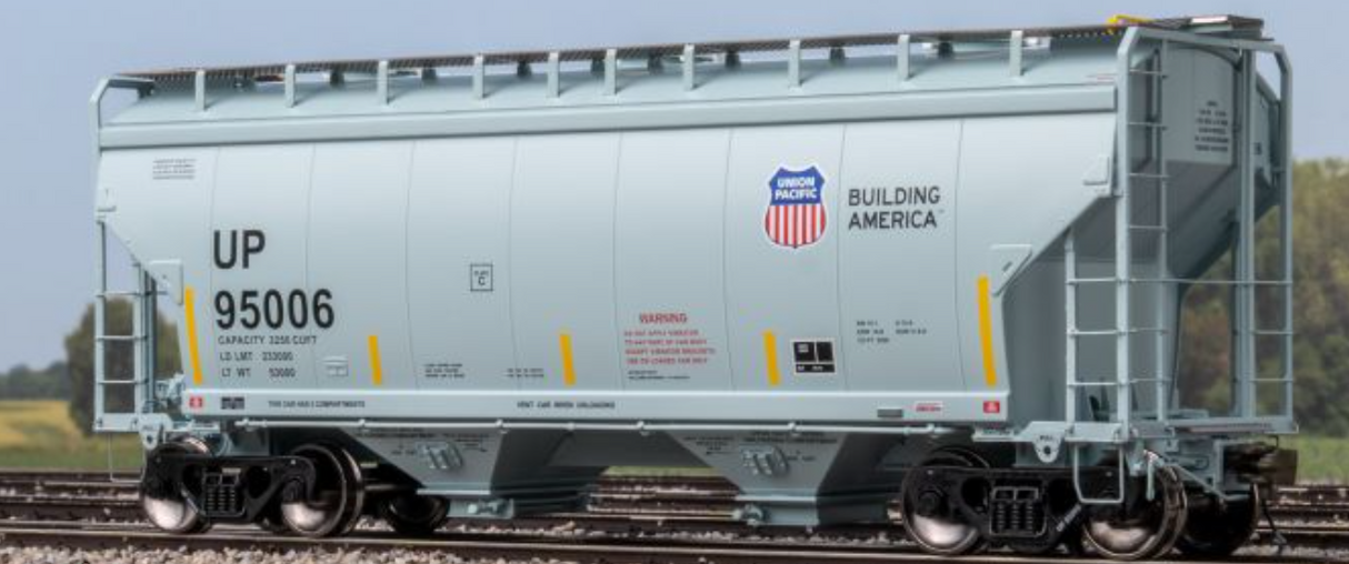 Scaletrains SXT41130 Gunderson 3250 Covered Hopper, Union Pacific/UP #95006 HO Scale
