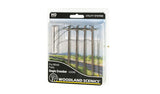 Woodland Scenics 2265 Pre-Wired Poles Single Crossbar HO Scale