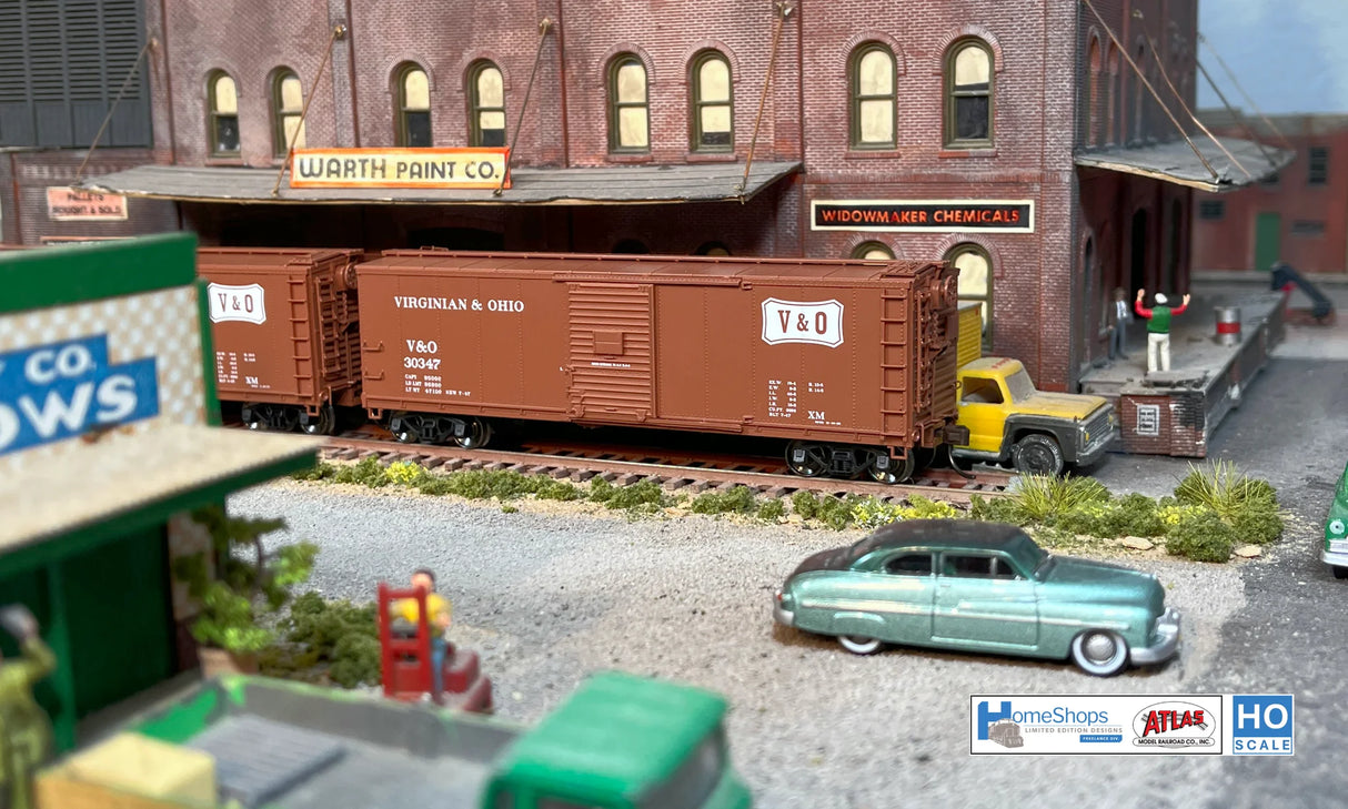 HomeShops HFB-041-004 V&O - Virginia & Ohio #30495 Atlas USRA Rebuilt Steel 40' Box Car HO Scale