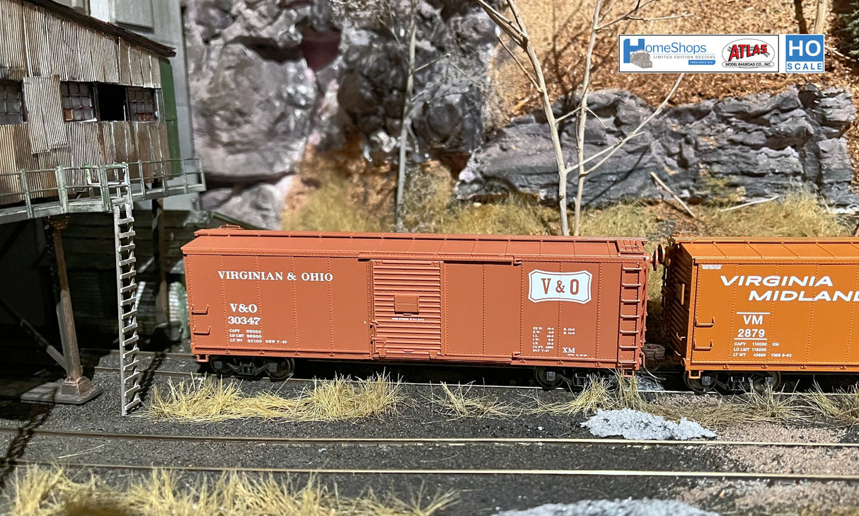 HomeShops HFB-041-004 V&O - Virginia & Ohio #30495 Atlas USRA Rebuilt Steel 40' Box Car HO Scale