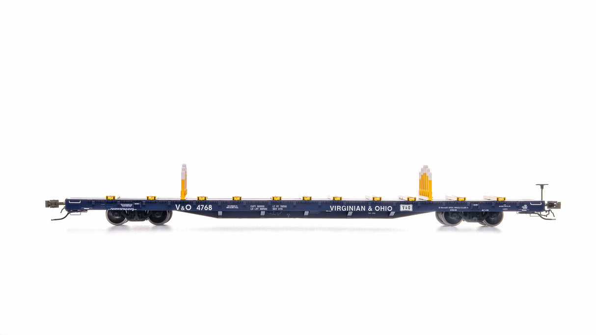 HomeShops HFF-014-001 V&O 4768 - HO-Scale Virginian & Ohio ScaleTrains BSC Finger Rack Flatcar