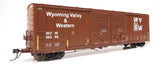 HomeShops HFB-035-001 WVW Wyoming Valley & Western #56319 - Rapido PC&F 5258 50' Double Door Box Car HO Scale