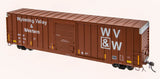 HomeShops HFB-008-002 WVW Wyoming Valley & Western #56087 - ExactRail Platinum Berwick 7580 Boxcar HO Scale