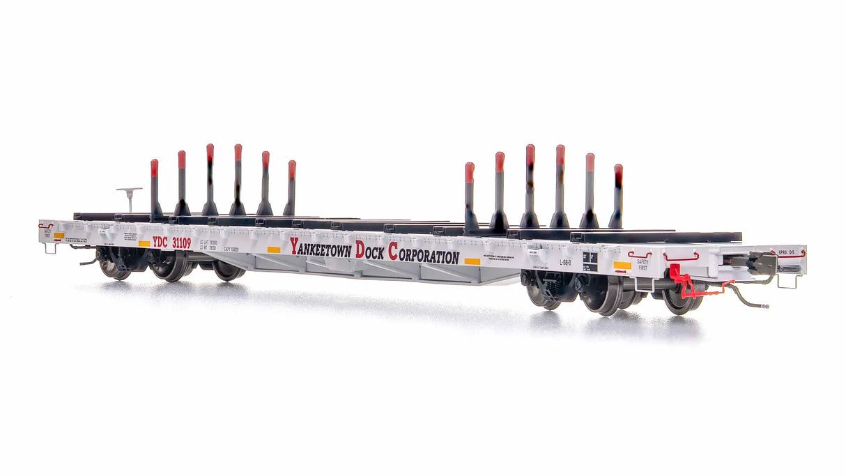 HomeShops HFF-015-002 YDC 31122 - HO-Scale Yankeetown Dock Corporation ScaleTrains BSC Finger Rack Flatcar