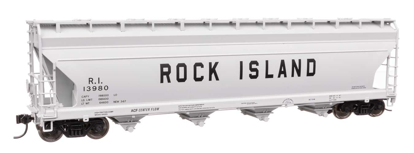 Walthers 49215 ACF 5250 4-Bay Centerflow Covered Hopper - Ready to