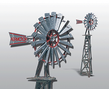 Woodland Scenics 209 Aermotor Windmill - Scenic Details(R) -- Metal Kit - Unpainted HO Scale