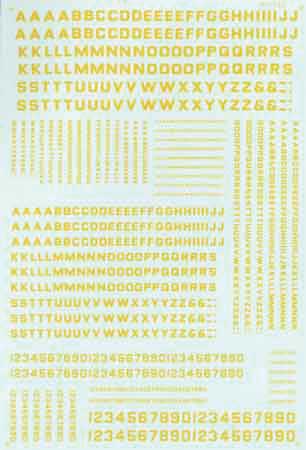 Image for 460-70056 Alphabet Block Gothic yel