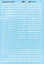 Image for 460-90101 Rlrd Gothic Ltrs/Nos Wht