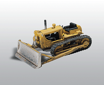 Woodland Scenics 233 American Construction Equipment (Unpainted Metal Kit) -- Bulldozer w/Blade HO Scale