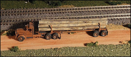 Image for 284-56008 1941 344 Log Truck & Trlr