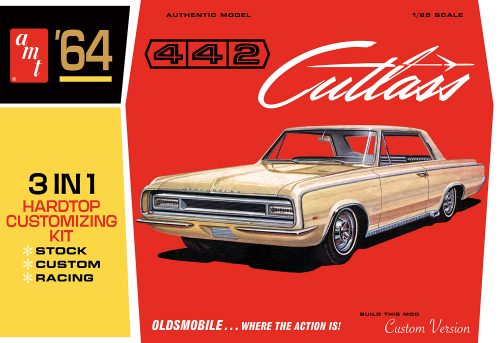 AMT 1066 1964 Olds Cutlass 442 Hardtop Kit 1:25 Scale