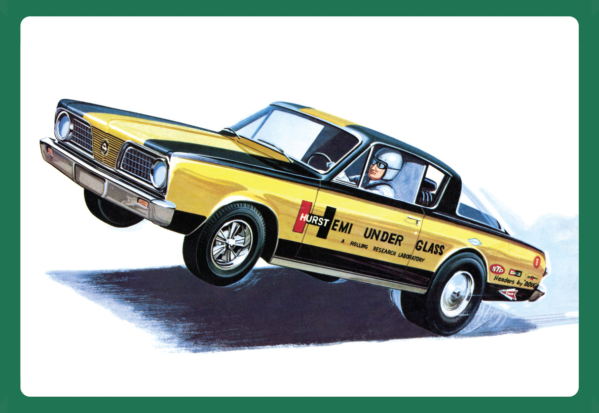 AMT 1153 66 Plymouth Barracuda Super Boss Funny Car Kit 1:25 Scale
