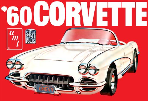 AMT 1374 1960 Chevrolet Corvette Kit 1:25 Scale