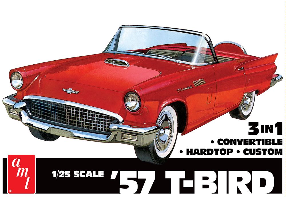 AMT 1397 1957 Ford Thunderbird Kit 1:25 Scale