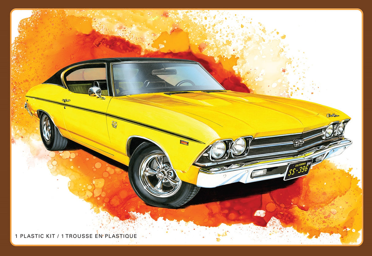 AMT 1519 1969 Chevrolet Chevelle SS 396 Kit 1:25 Scale