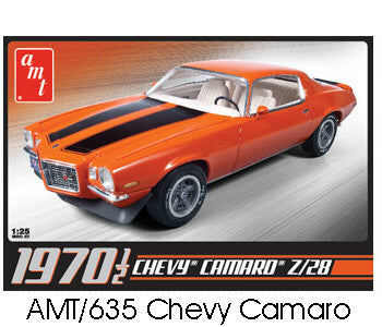 AMT 635 1970-1/2 Camaro Z28 Kit 1:25 Scale