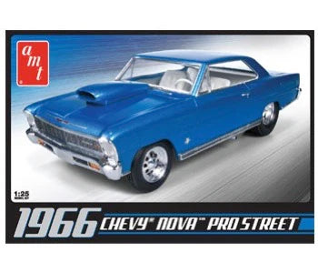 AMT 636 1966 Chevy Nova P4o Street 1/25 Scale Model Kit