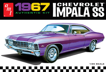 AMT 981 1967 Chevy Impala SS Kit 1:25 Scale