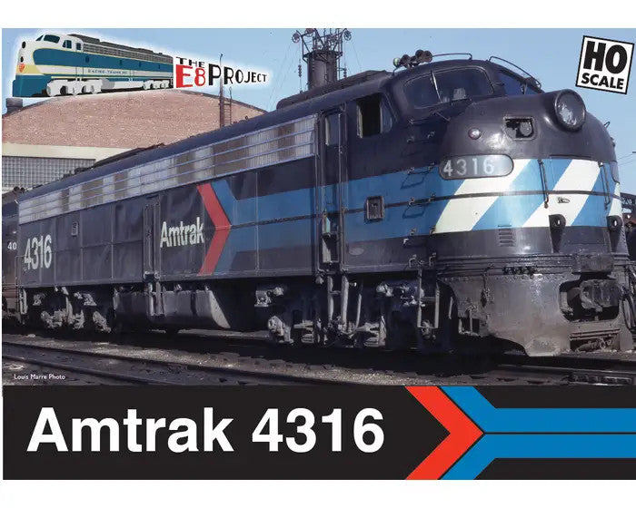 Rapido 28599 EMD E8A - Amtrak - Early Black Scheme: #4316 w/LokSound & DCC HO Scale