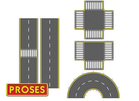 Image for 160-39125 PVC Asphalt Road Set