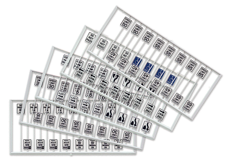 Image for 293-8264 Road Signs Assorted   80/