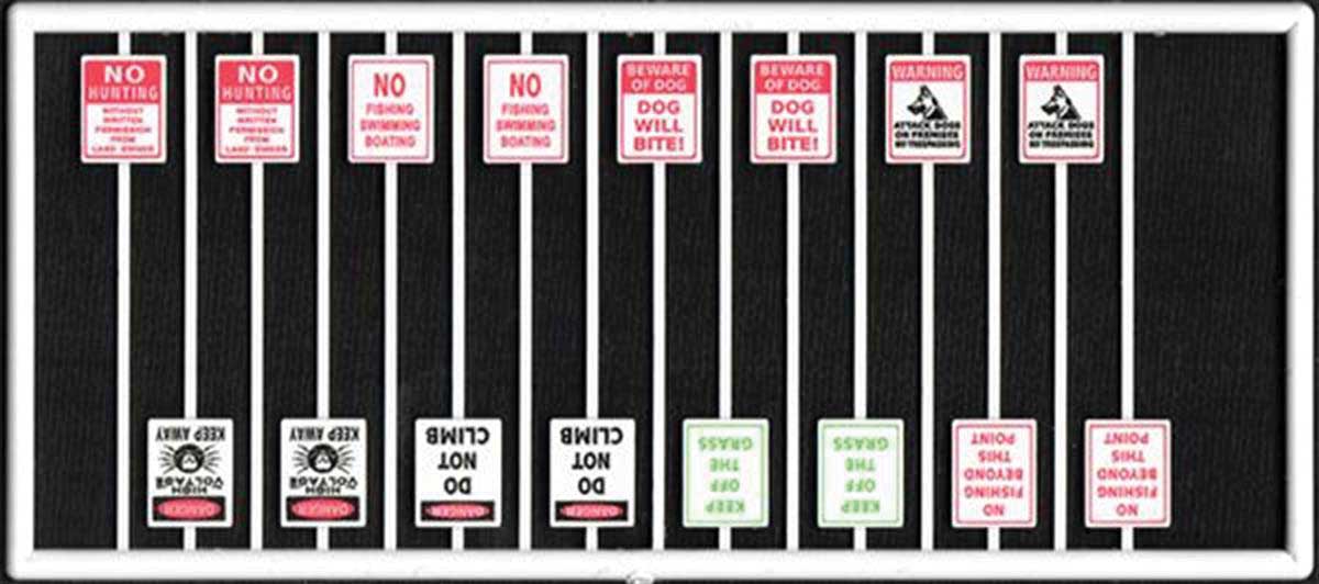Image for 293-8314 Asst Warning Signs 16/