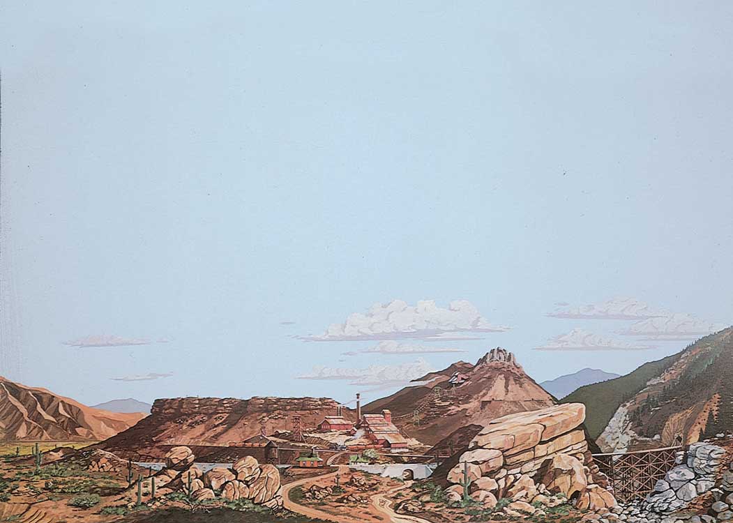 Image for 949-704 Scene Desert to Mountain