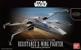 Bandai 2378863 Star Wars Resistance X-Wing 1/72 Scale Plastic Model Kit