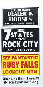 Image for 184-1251 Barn sign dcl set #2   3/