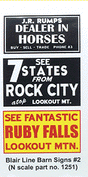 Image for 184-1251 Barn sign dcl set #2   3/