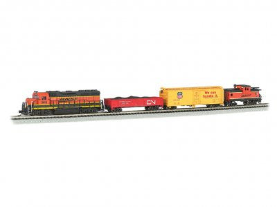 Bachmann N Scale Train Set 24132 - Roaring Rails Set DCC & Sound (SCALE=N) Part#=160-24132
