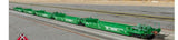 Scaletrains SXT40088 PS-Trinity Backpacker Well Car Set (5) Burlington Northern/Twin-Pack #63905 HO Scale