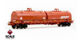 Scaletrains SXT38506 Thrall 48' 2-Hood Coil Steel Car BNSF/Mismatched Hoods #534140 HO Scale