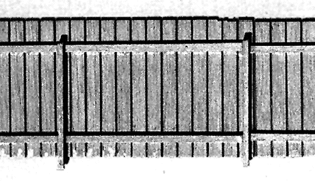 Image for 464-23014 Board Fence 90 Scale Feet