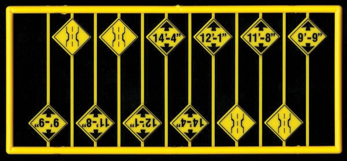 Image for 293-8298 Bridge Warning Signs 12/