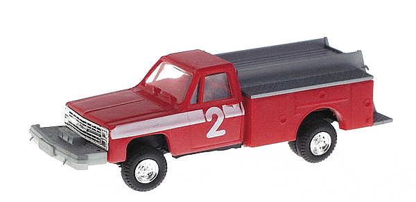 Image for 729-901632 Brush fire truck red