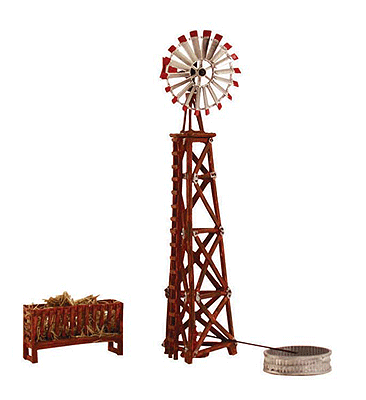 Woodland Scenics 4937 Built-&-Ready Landmark Structures(R) - Assembled -- Windmill N Scale