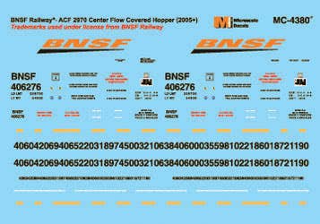 Image for 460-4380 BNSF ACF Cntr Flw Cvr Hop