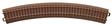 Image for 739-62330 C-Trk Curved 30-Deg 515mm