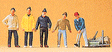 Image for 590-20261 Circus Workers w/Tools 5/