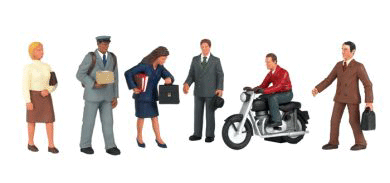 Image for 160-33151 City People w/Mtrcycle 7/