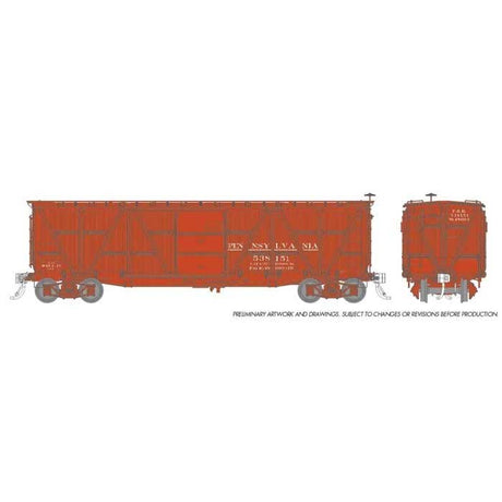 Image for 606-177004 PRR X23 Box Pre 1920 6/
