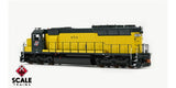 ScaleTrains SXT39739 EMD SD45 Phase IIb, Chicago & NorthWestern/Original Yellow (OY) #950 DCC & Sound HO Scale