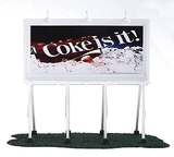 Athearn 8257 Coca-Cola Billboard Coke is it! HO Scale