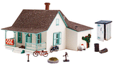 Woodland Scenics 5206 Country Cottage - Landmark Structures(R) -- Kit - 2-1/32 x 2-29/32"  5.1 x 7.4cm N Scale