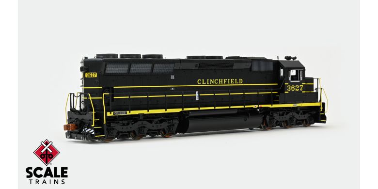 ScaleTrains SXT39765 EMD SD45 Phase IIc, Clinchfield/ex-SCL #3627 DCC & Sound HO Scale