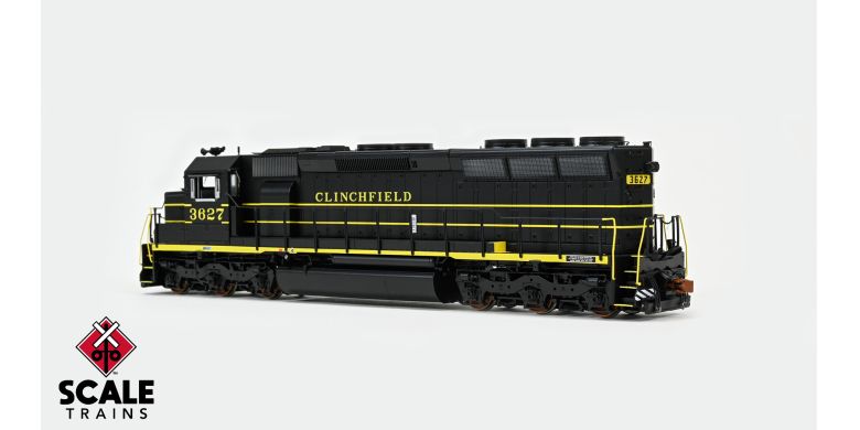 ScaleTrains SXT39765 EMD SD45 Phase IIc, Clinchfield/ex-SCL #3627 DCC & Sound HO Scale